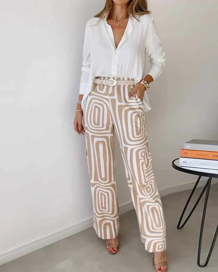 Natalie | Wide-Leg Two-Piece Set