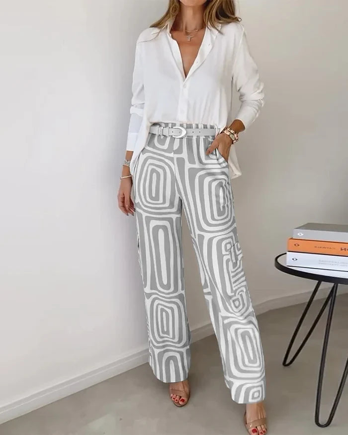 Natalie | Wide-Leg Two-Piece Set