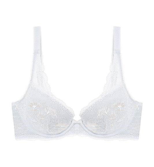 Natural Elegance Delicate Wired Padded Bra - WISTERIA