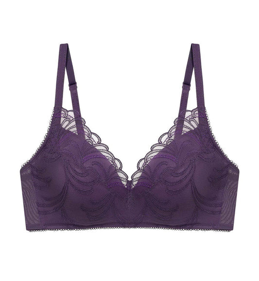 Natural Elegance Finesse Non Wired Padded Bra - BLACKCURRANT JUICE