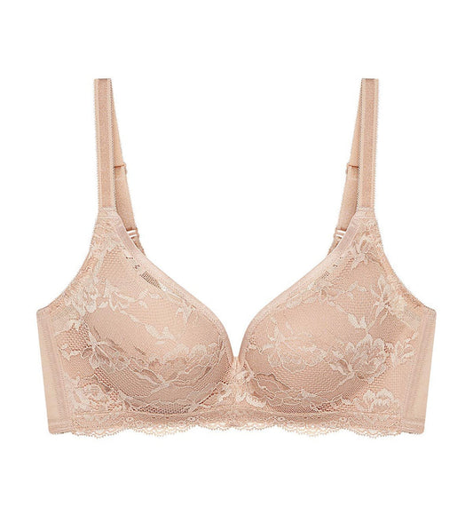 NATURAL ELEGANCE NON-WIRED PADDED BRA - NEUTRAL BEIGE