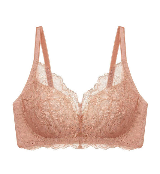 NATURAL ELEGANCE SLEEK NON-WIRED PADDED BRA - TOASTED ALMOND