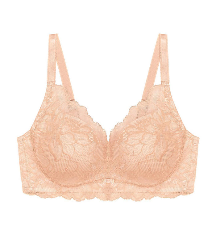 NATURAL ELEGANCE SLEEK NON-WIRED PADDED BRA - NATURAL SKIN