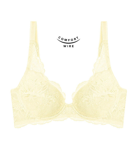 Natural Elegance Sleek Wired Padded Bra - IVORY