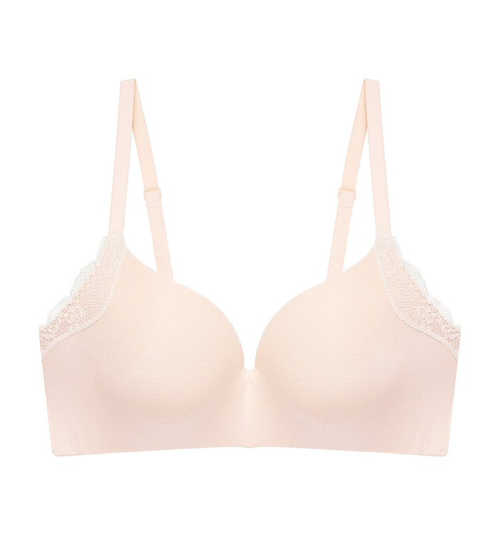 Natural Spotlight Non-Wired Padded Bra - FRESH POWDER