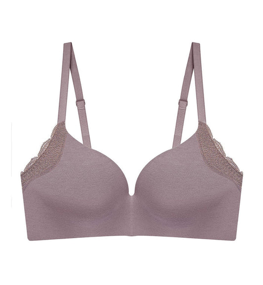 Natural Spotlight Non-Wired Padded Bra - PIGEON GREY