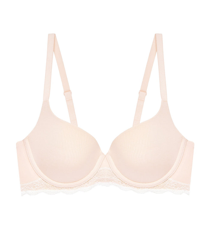 NATURAL SPOTLIGHT WIRED PADDED BRA - FRESH POWDER