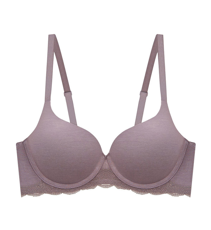 NATURAL SPOTLIGHT WIRED PADDED BRA - PIGEON GREY