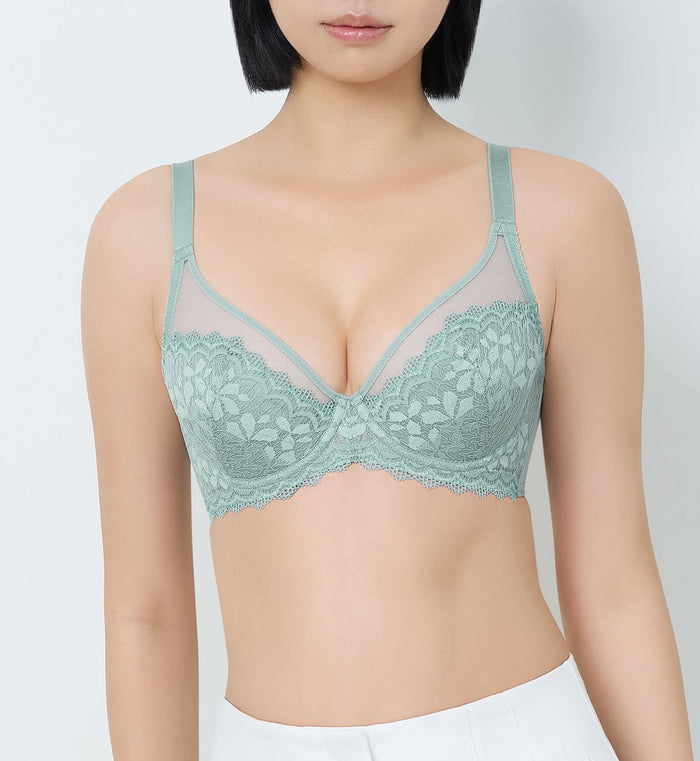 Natural Sweet 2.0 Wired Bra - MISTY TURQUOISE