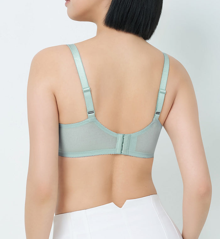 Natural Sweet 2.0 Wired Padded Bra - MISTY TURQUOISE