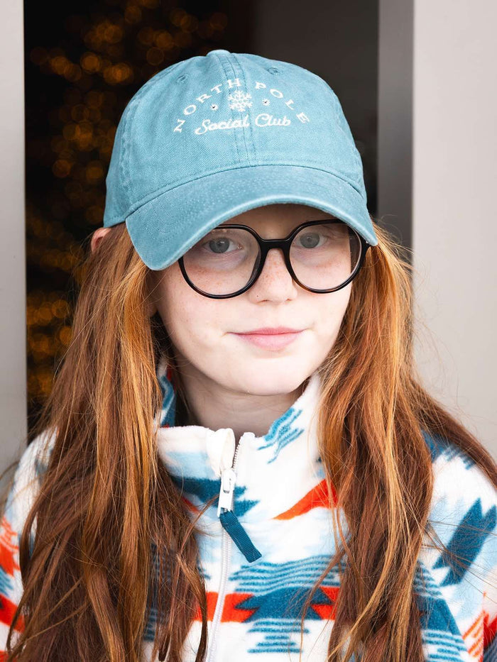 North Pole Social Club Dad Hat - Sea Salt - Millie + Moose