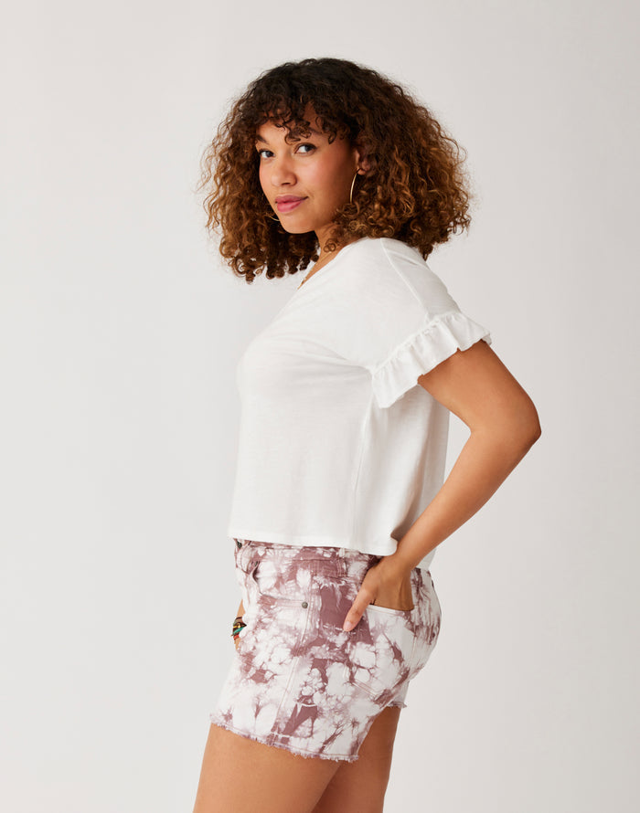 Oahu 4" Twill Short: Fawn Tie Dye - FINAL SALE