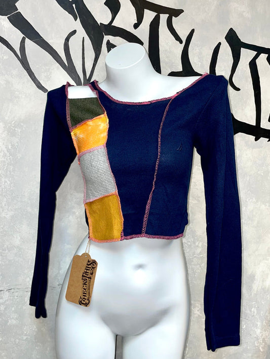 Patchwork Remake Girly Top (Long Sleeve)
