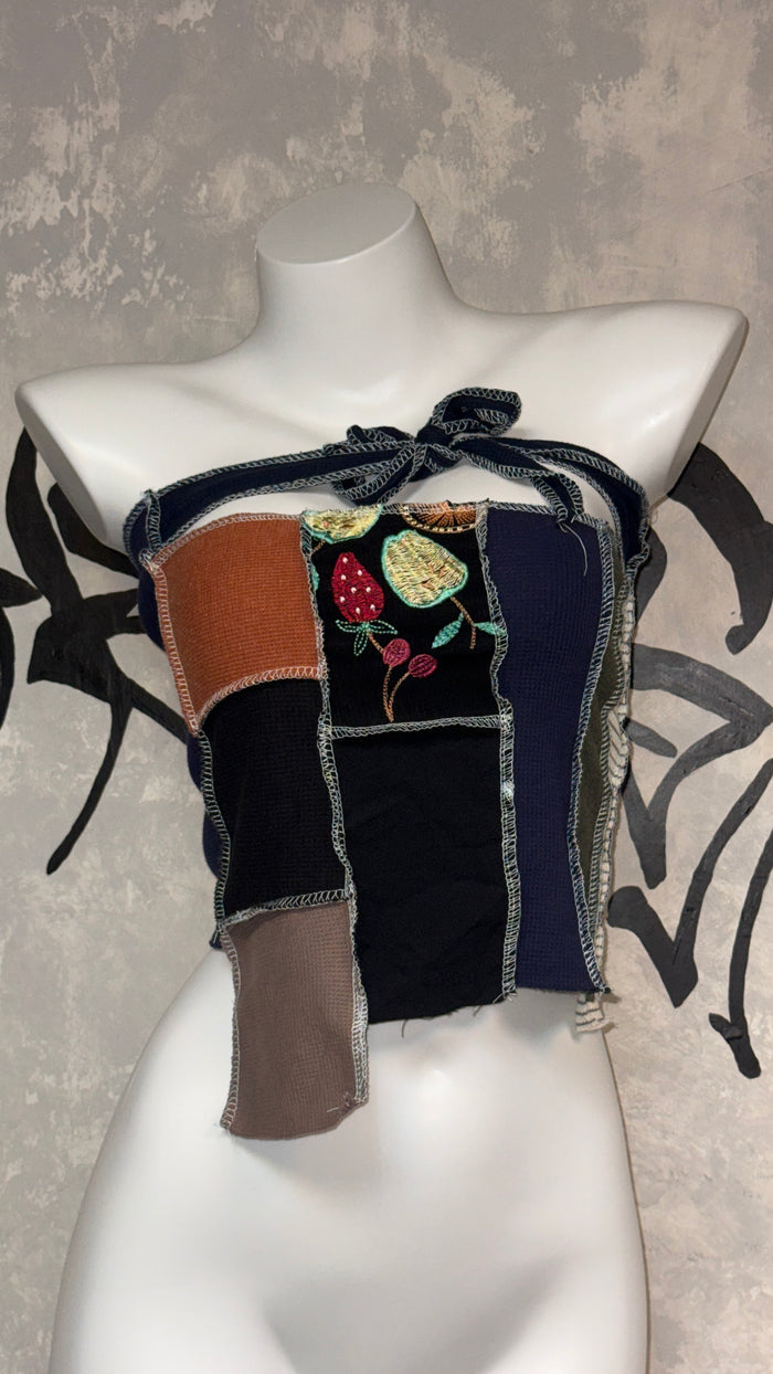 Patchwork Remake Girly Top