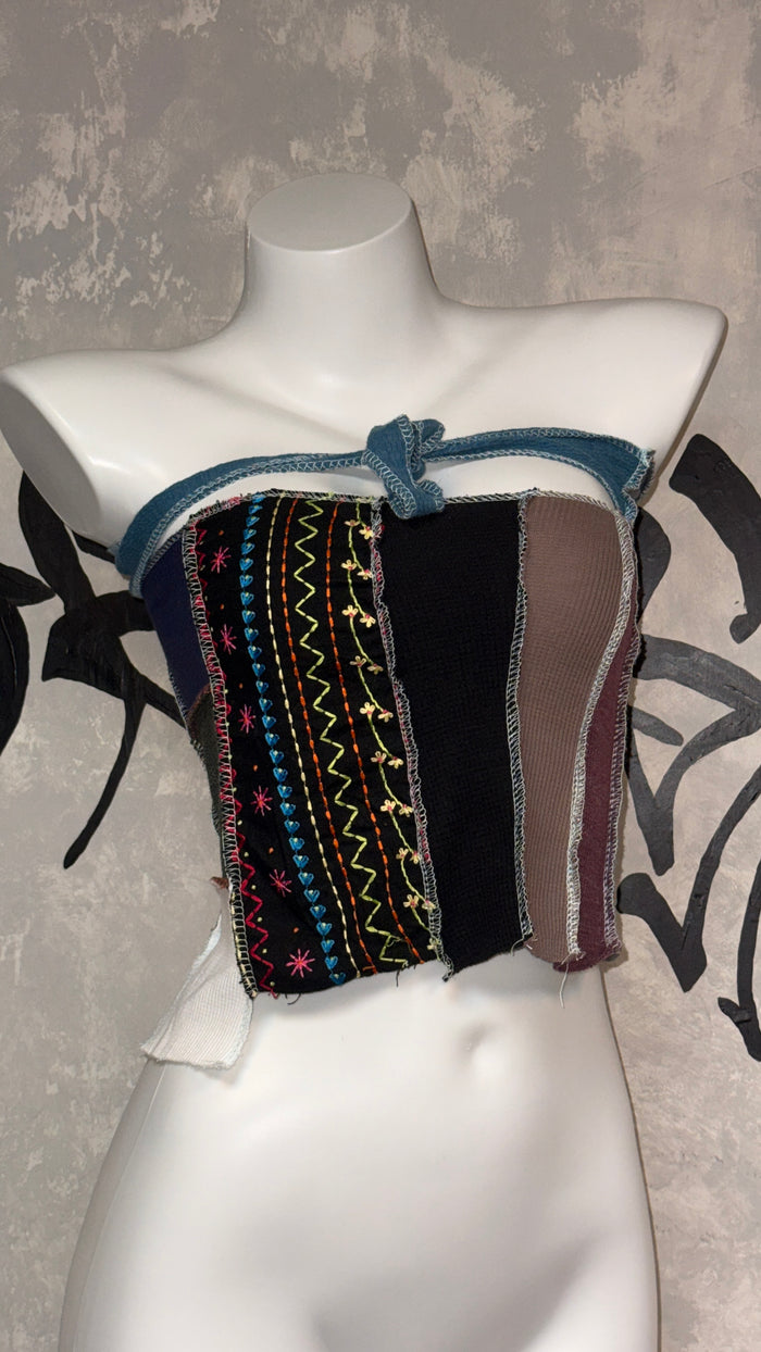 Patchwork Remake Girly Top