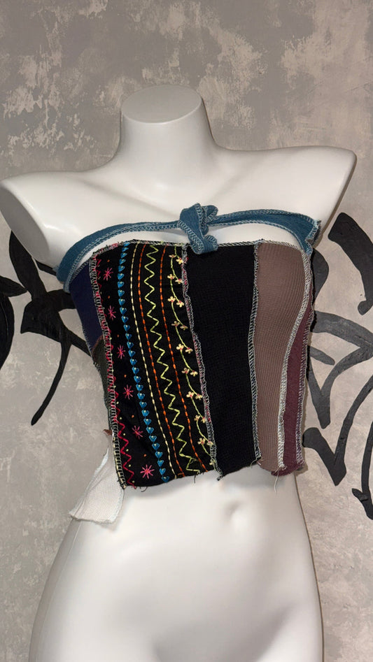 Patchwork Remake Girly Top