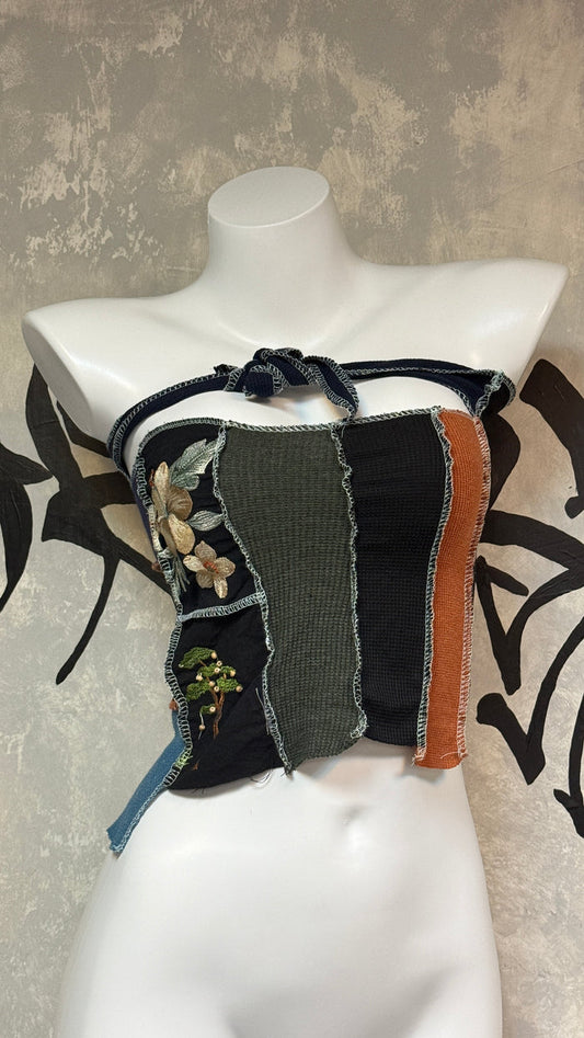 Patchwork Remake Girly Top