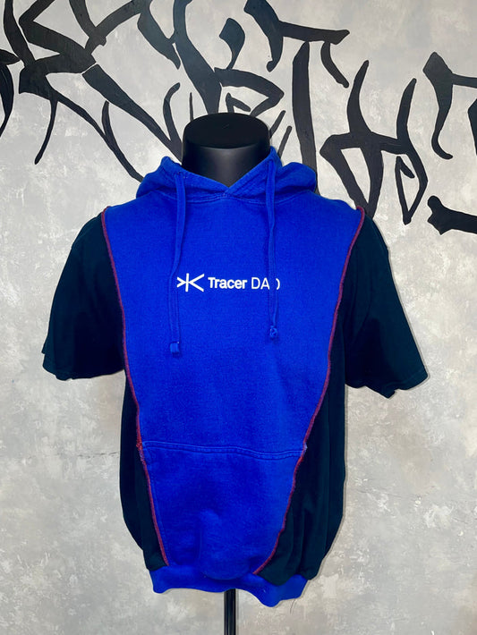 Patchwork Remake Hoodie Tee (M-L)