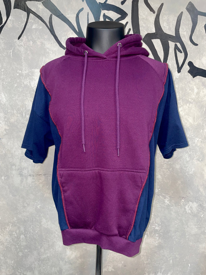 Patchwork Remake Hoodie Tee