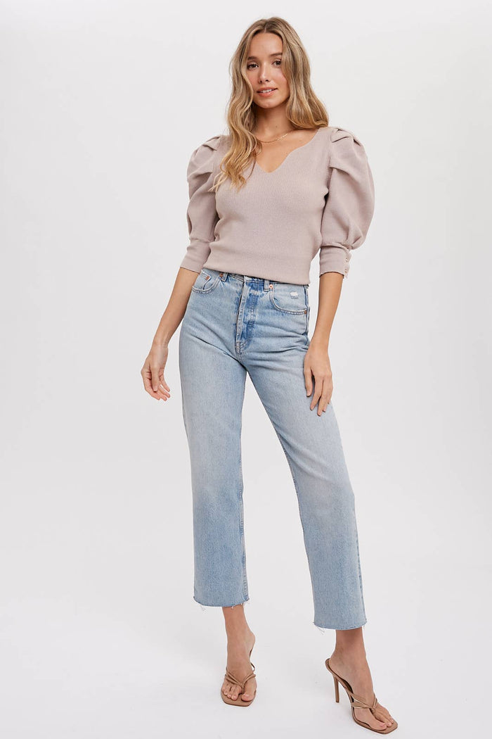 PUFF SHORT SLEEVE PULLOVER