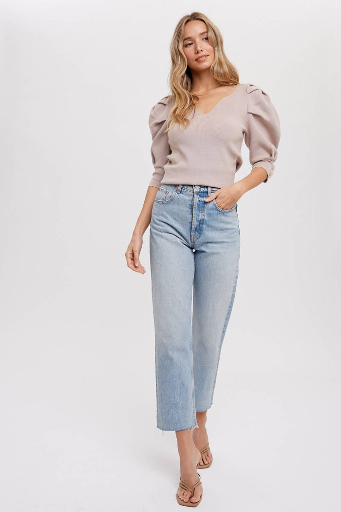 PUFF SHORT SLEEVE PULLOVER