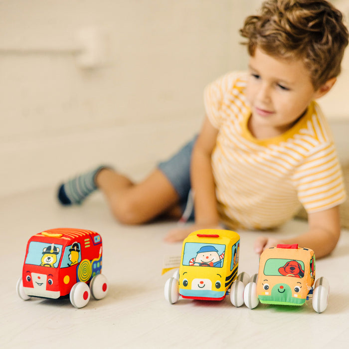Pull-Back Plush Vehicles