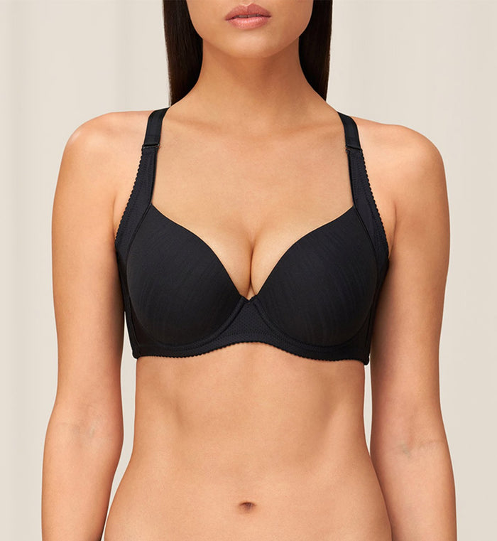 Pure Invisible Wired Padded Bra - BLACK
