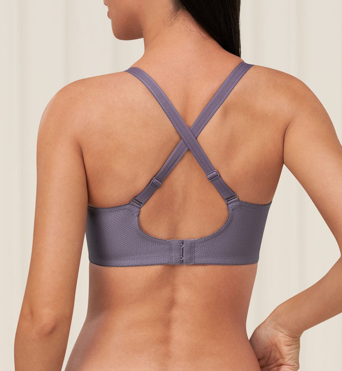 PURE INVISIBLE WIRED PADDED BRA - TWILIGHT BLUE