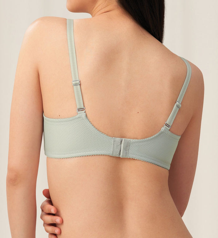PURE INVISIBLE WIRED PADDED BRA - FOREST FROST