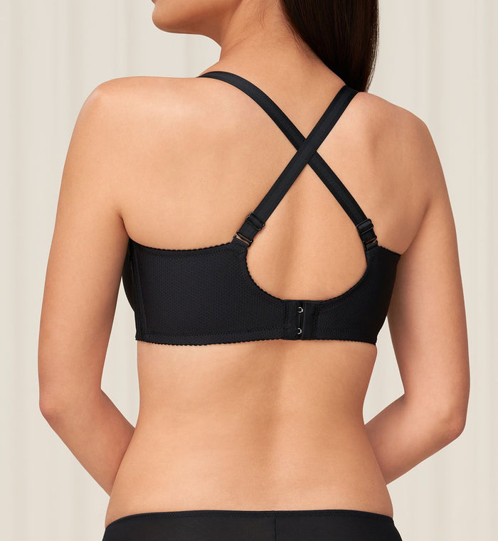 Pure Invisible Wired Padded Bra - BLACK
