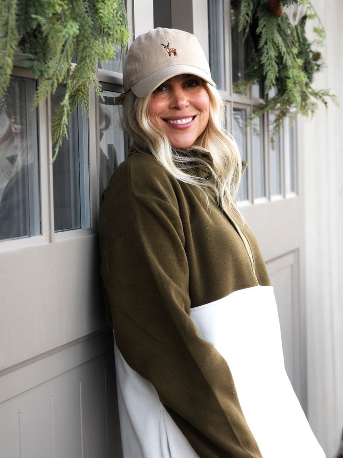 Reindeer Dad Hat - Khaki - Millie + Moose