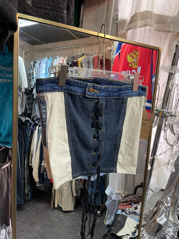 Remake Denim Girly Top