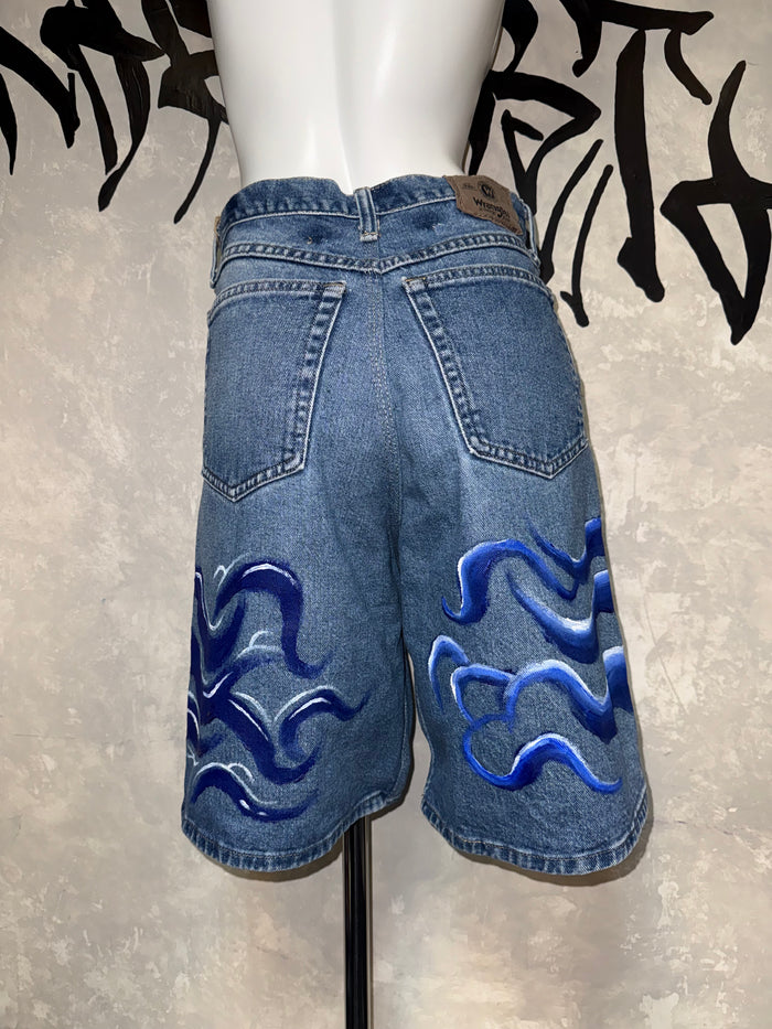 Remake Painted Vintage Jorts
