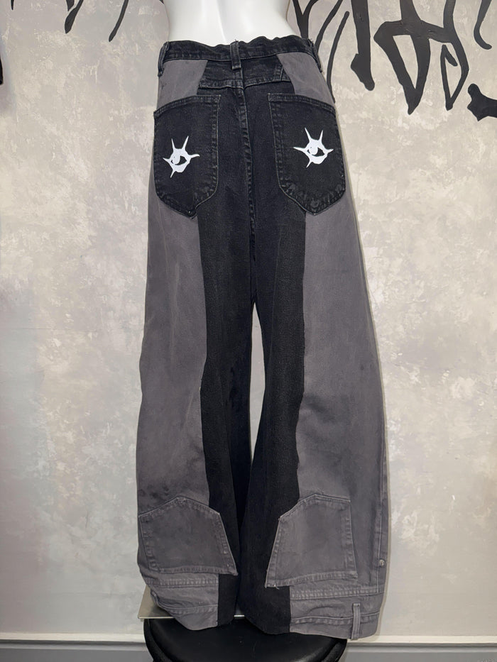 Remake Vintage Jeans (Cross On Knee//Stamped) 30” #REJCOKS02