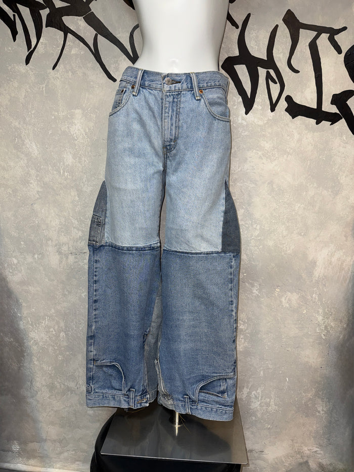 Remake Vintage Jeans (Random-Patchwork) 29.5” #REJRP02