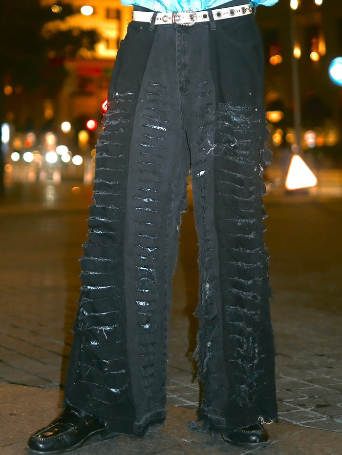 Remake Vintage Jeans (Ripped-Black) 32” #REJRI11
