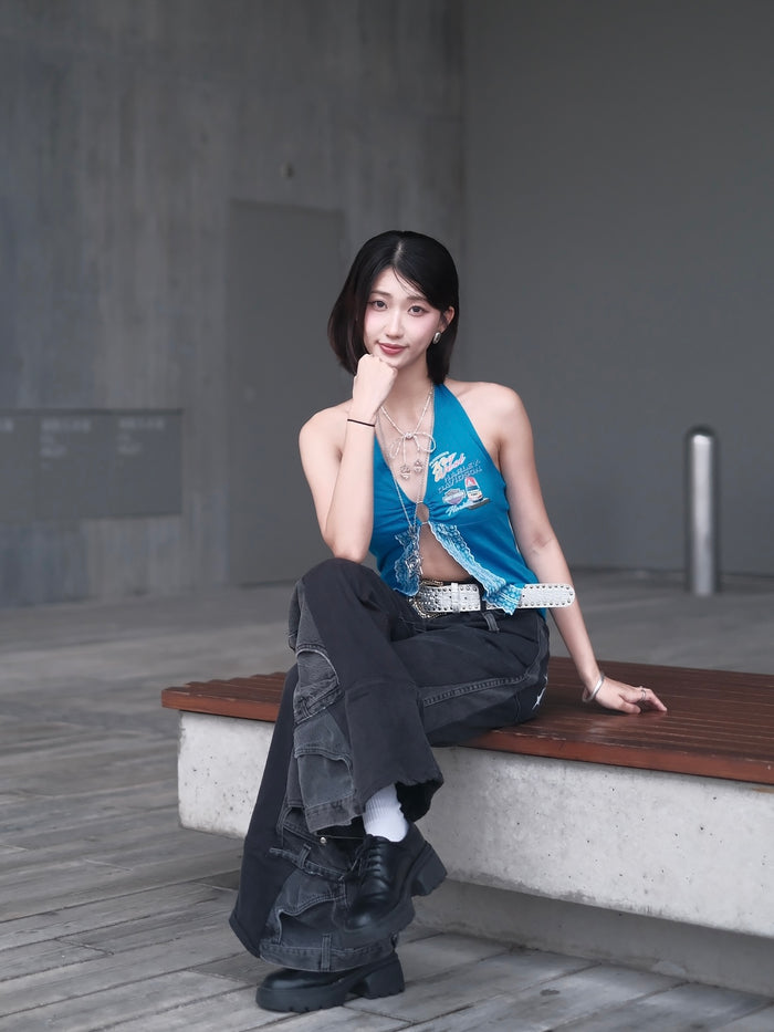 Remake Vintage Jeans(Stamped-Black)30”#REJST03