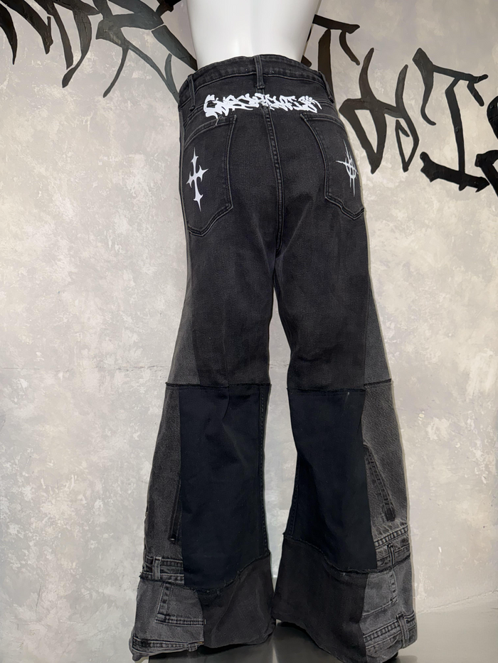Remake Vintage Jeans(Stamped-Black)30”#REJST03