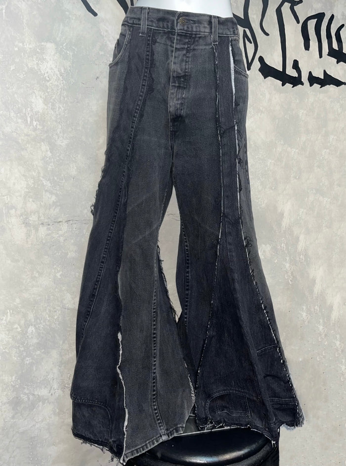 Remake Vintage Jeans（Triangle-Black）38” #REJTRB003