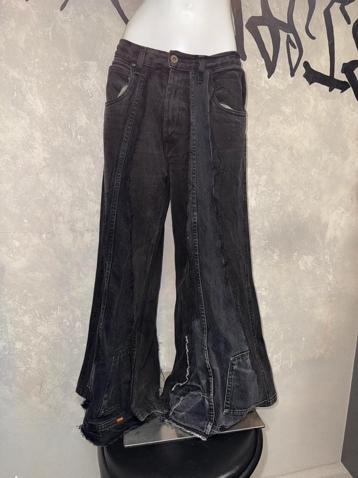 Remake Vintage Jeans（Triangle-Black）#REJTRIB005