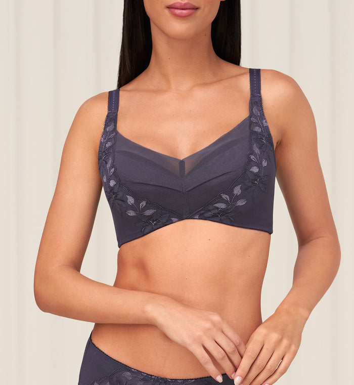 SCULPT ADORE NON-WIRED PADDED BRA - SLATE