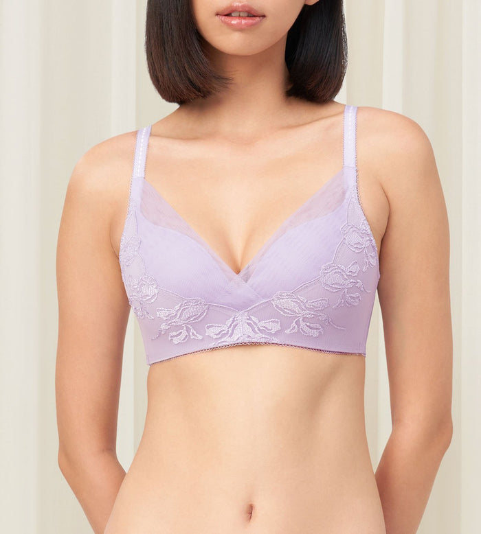 Sculpt Fleur Padded Bra - HYANCINTH