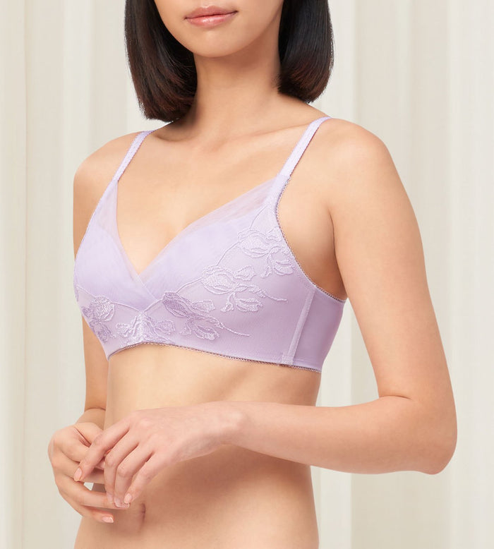 Sculpt Fleur Padded Bra - HYANCINTH