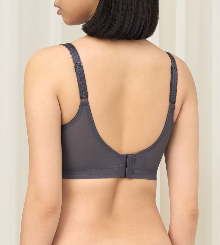 Sculpt Leaf Wired Padded Bra - GRAPHITE