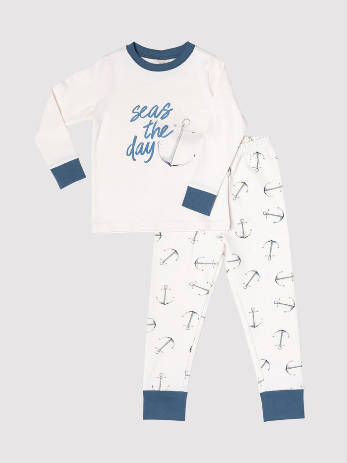 Seas The Day Kids PJ Set - Millie + Moose