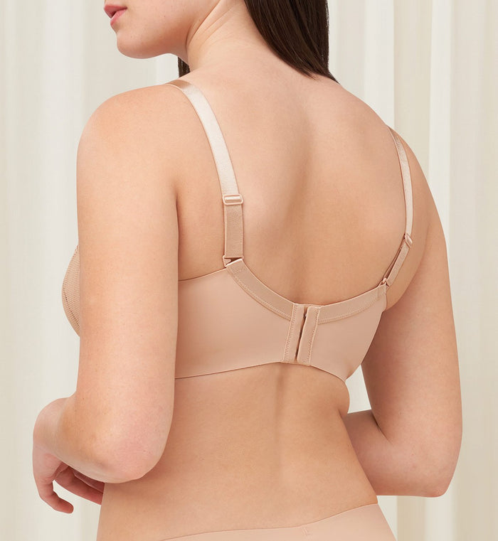 SECRET CONTOUR WIRED BALCONY BRA - SOFT PRALINE