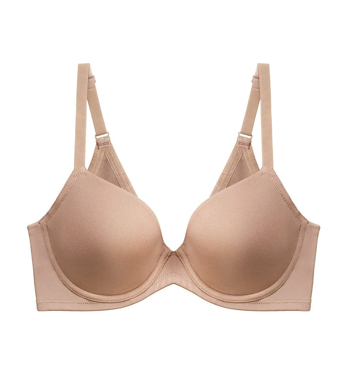 SHAPE SENSATION WIRED PADDED BRA - MINK