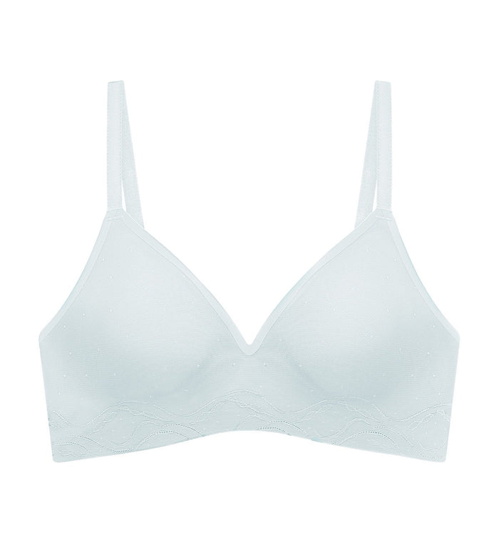 Sheer Breeze Bralette - PEARL GREY