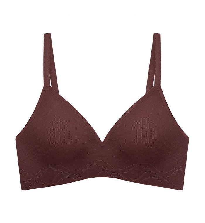 Sheer Breeze Bralette - DEEP MAHOGANY