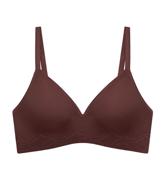 Sheer Breeze Bralette - DEEP MAHOGANY